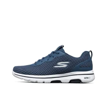 Skechers Go Walk 5 Cushioning Anti-Slip And Wear-Resistant Low-Top Sports Casual Shoes Men's Navy