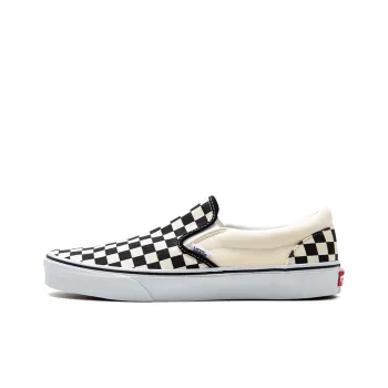 Vans Slip on Anti Slip And Wear Resistant Lightweight Low Top Skateboard Shoes Unisex Black White
