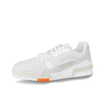 LOUIS VUITTON Trainer Sneakers 'White Orange'