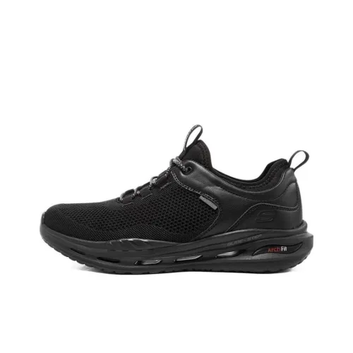 Skechers Arch Fit Series Running Shoes Men Low-Top Black