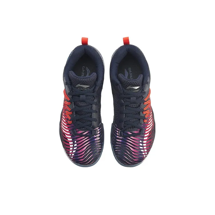 LINING Ranger 3.0 Team Women's Badminton Shoes - Dark Blue/Red-3