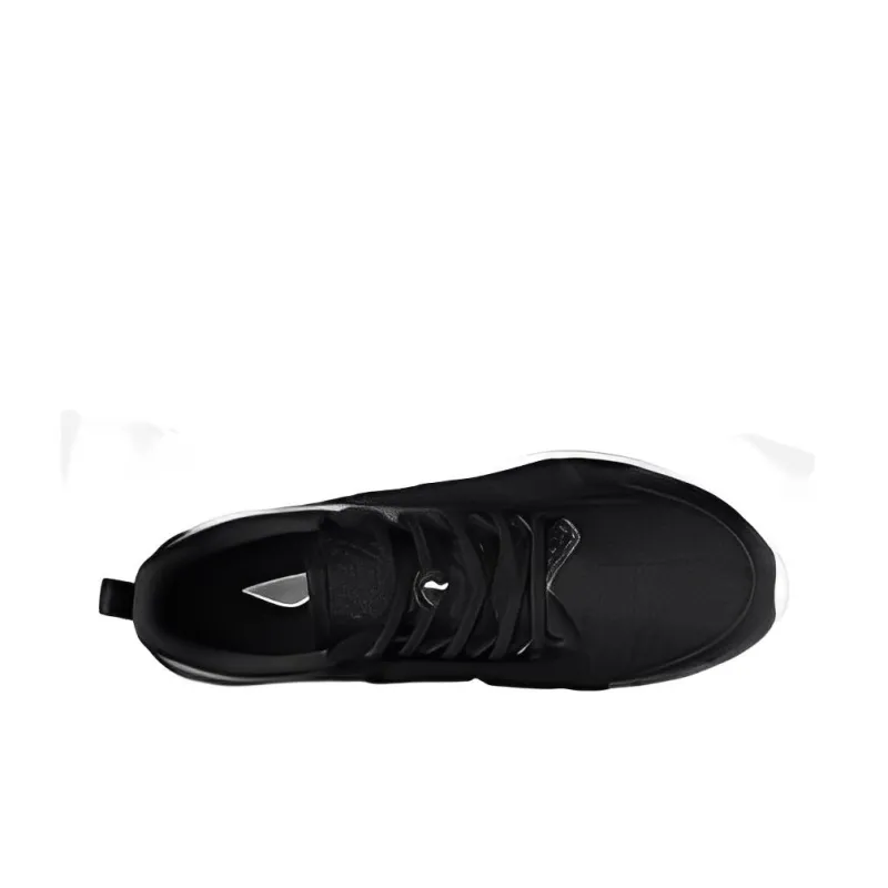 LiNing Qingyi Wear Resistant Breathable Cushioning Low Top Running Shoes Men's Black-2