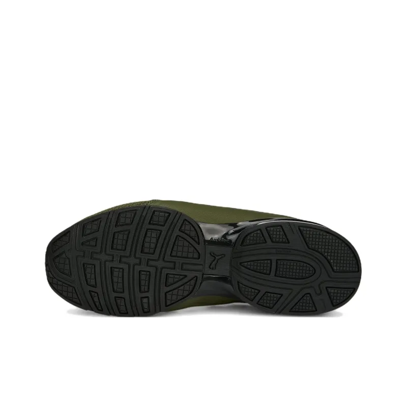 PUMA Axelion Refresh Anti-Slip Wear-Resistant Low-Top Running Shoes Green-5
