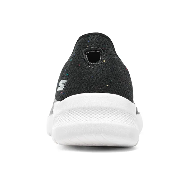 Skechers Go Walk 6 Galaxy View Lightweight Cushioning Rebound Support Low Top Casual Shoes Women's Black-4