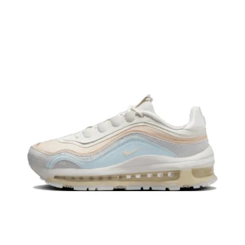 Nike Air Max 97 Running Shoes Unisex Low-Top Off White