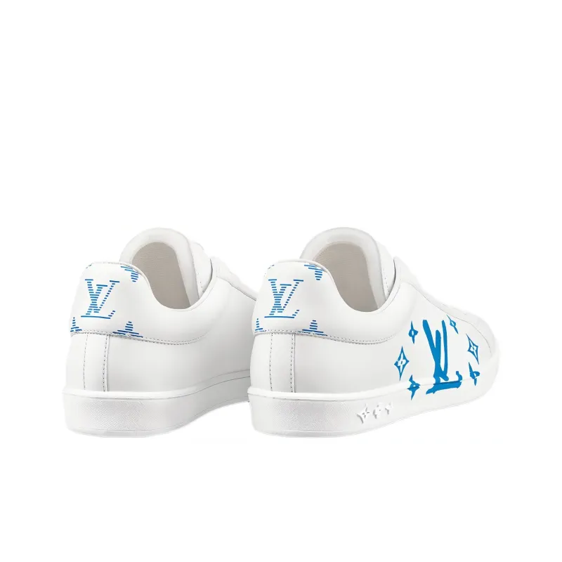 LOUIS VUITTON Lv Luxembourg Samothrace Sneakers 'White With Blue'-2