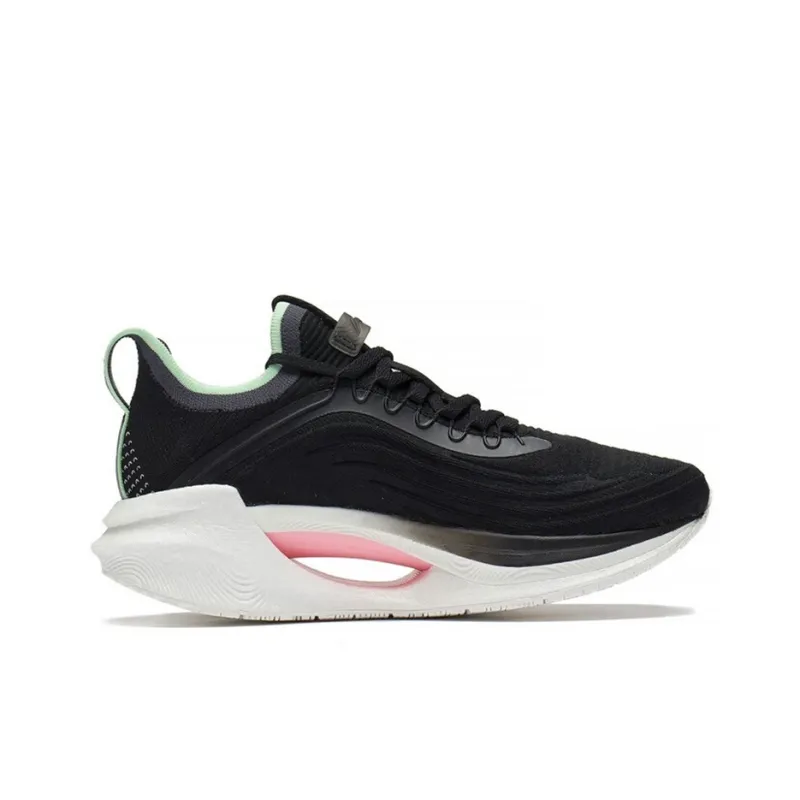 LiNing Jueying Essential Slip Resistant And Breathable Low Top Running Shoes Women's Black-1