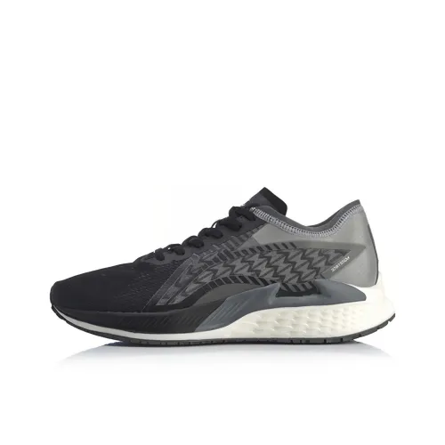 LINING ZhuiFeng Running Shoes Men Low-Top Black/Ice Snow Gray