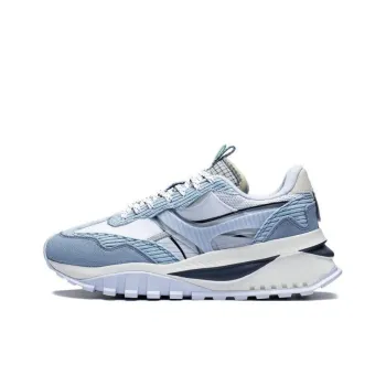 LiNing Fangyuan EVO Wear Resistant Height Increasing Low Top Sports Casual Shoes Women's Blue Gray