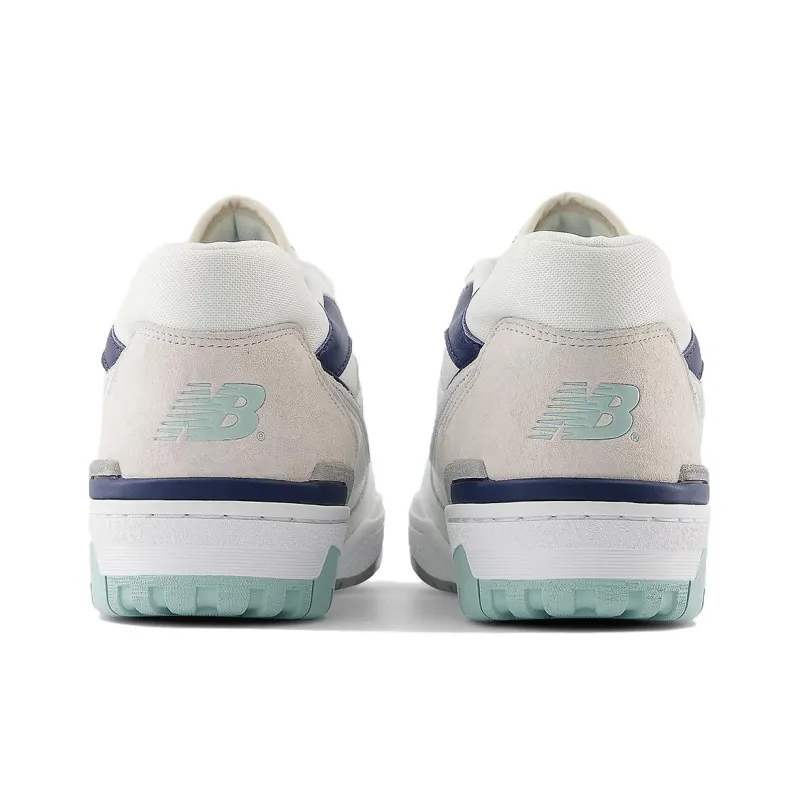 New Balance 550 White Winter Fog Navy-4