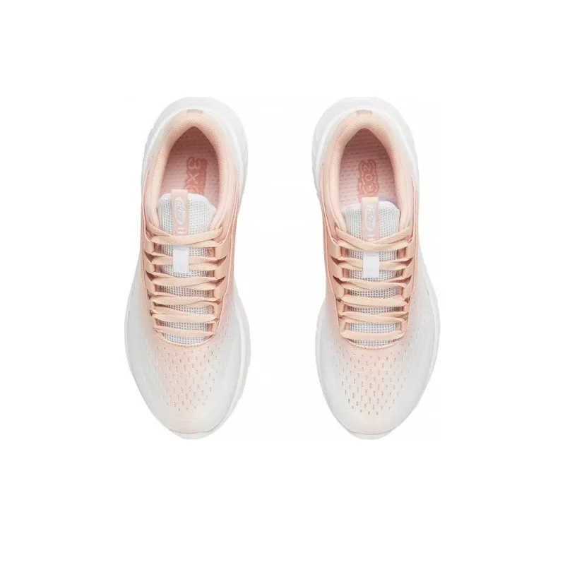 LiNing EazGo Easy To Fit Durable Breathable Low Top Running Shoes Women's White Pink-3