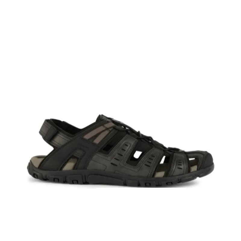 GEOX River Trekking Shoes Men Black/Umber-1