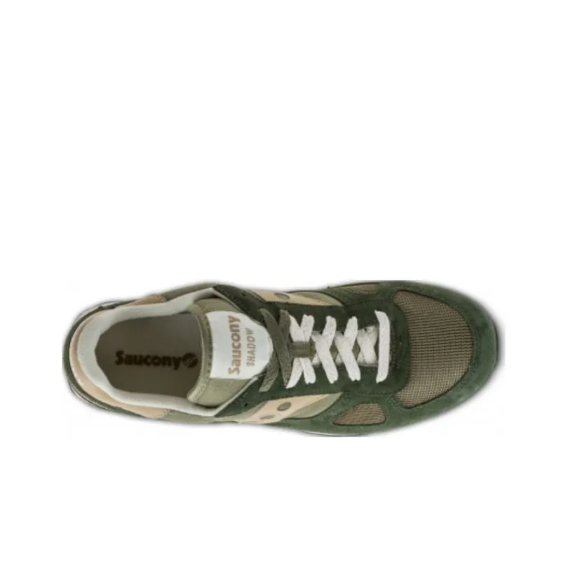 Saucony Shadow Original Cushioning Wear-Resistant Low-Top Running Shoes Green-3