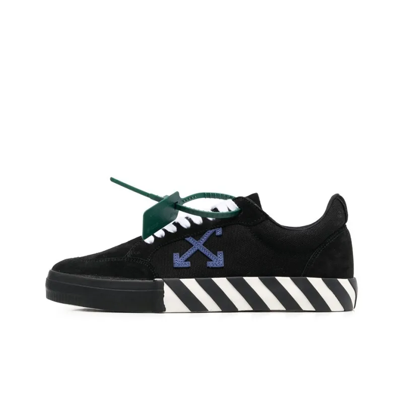 OFF WHITE Vulc Low Canvas White Black Dark Blue SS22-0