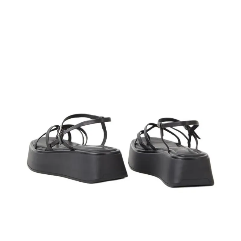 VAGABOND SHOEMAKERS Strap Sandals 5cm Women's Black-4