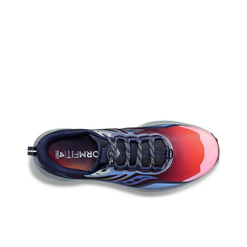 Saucony Peregrine 12 Running Shoes Women's Low-Top Blue/Orange-3