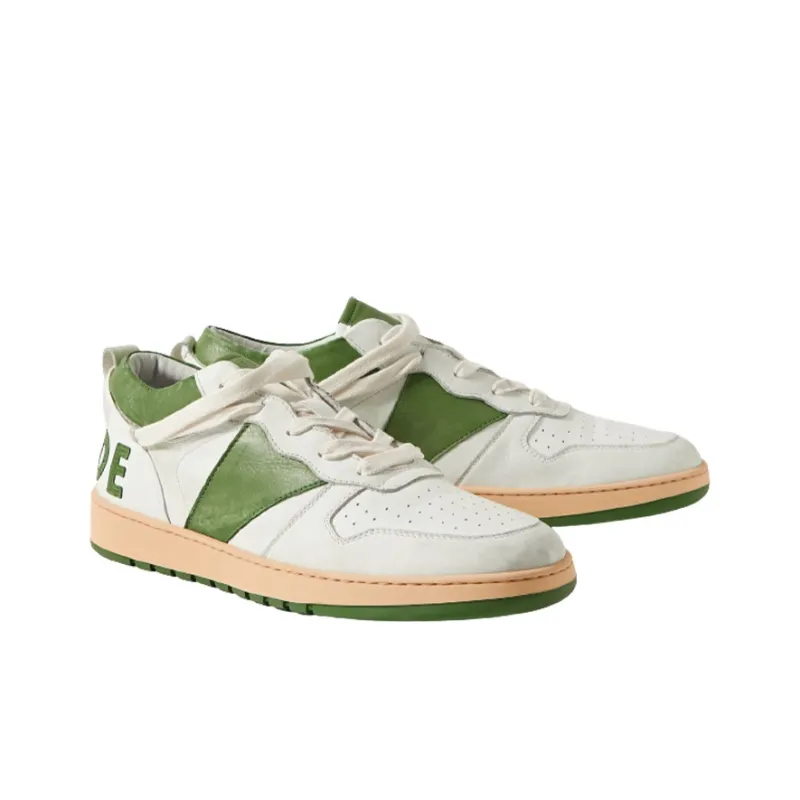 RHUDE Rhecess Low 'White Hunter Green'-3