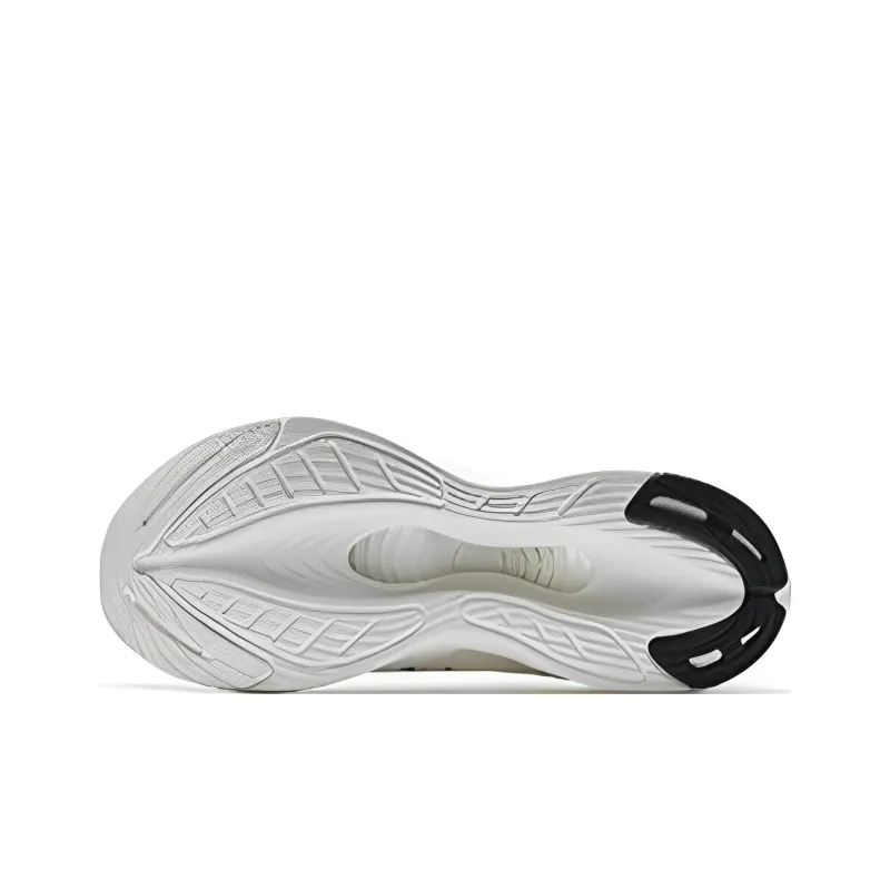 XTEP Qing Feng 6.0 Durable Breathable Low Top Running Shoes Men's White Black-4