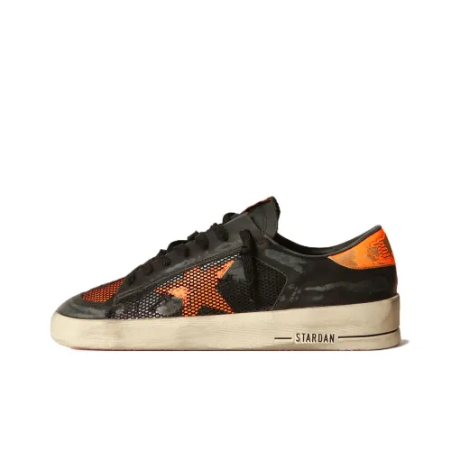 Golden Goose Stardan Skateboard Shoes Men Low-Top Black