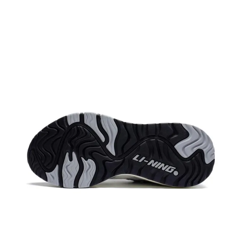 LiNing 001 Mountain Sea Anti Slip Wear Resistant Low Top Sports Casual Shoes Men's River Stone Gray-5