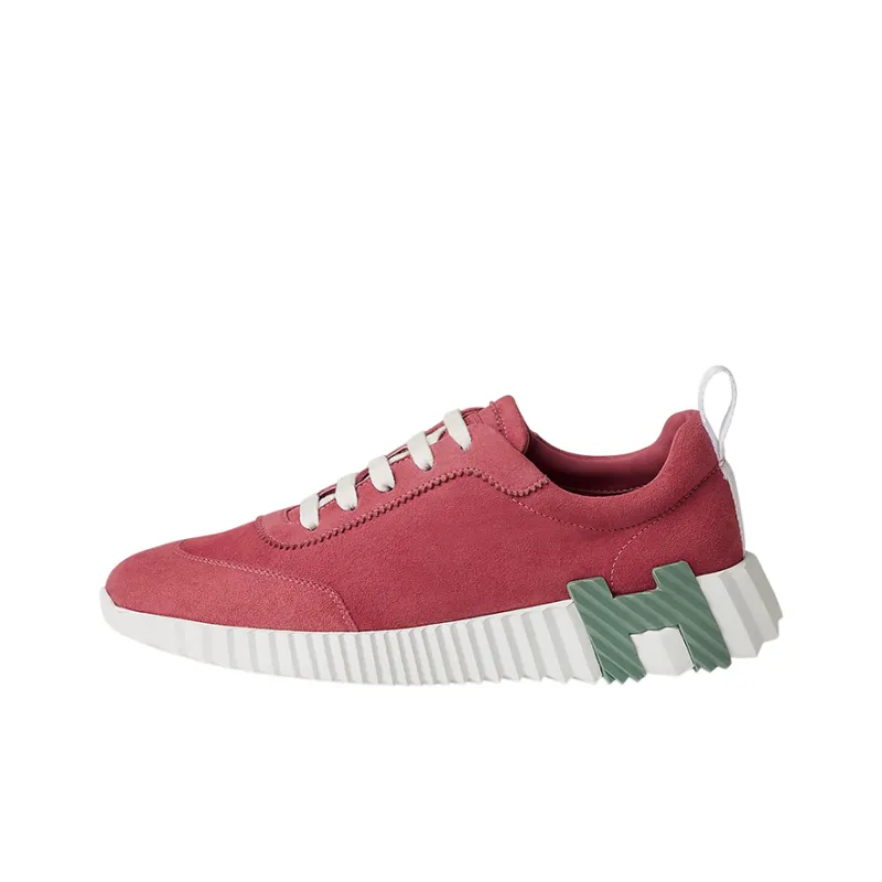 HERMES Bouncing Slip Resistant Low Top Casual Shoes Women's Red-0