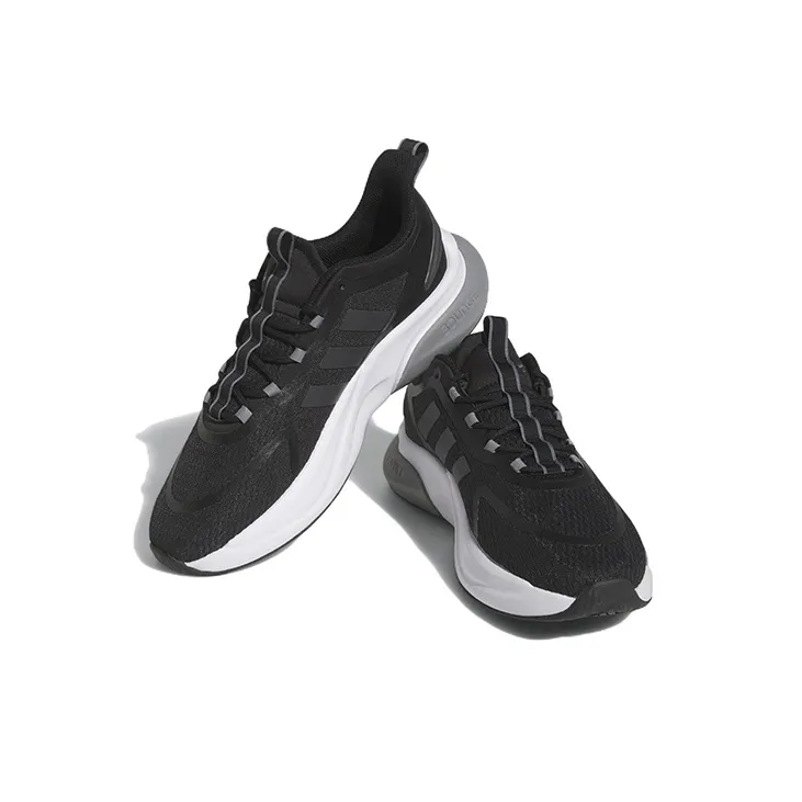 Adidas Alphabounce+ Bounce Core Black Carbon Grey Three-2