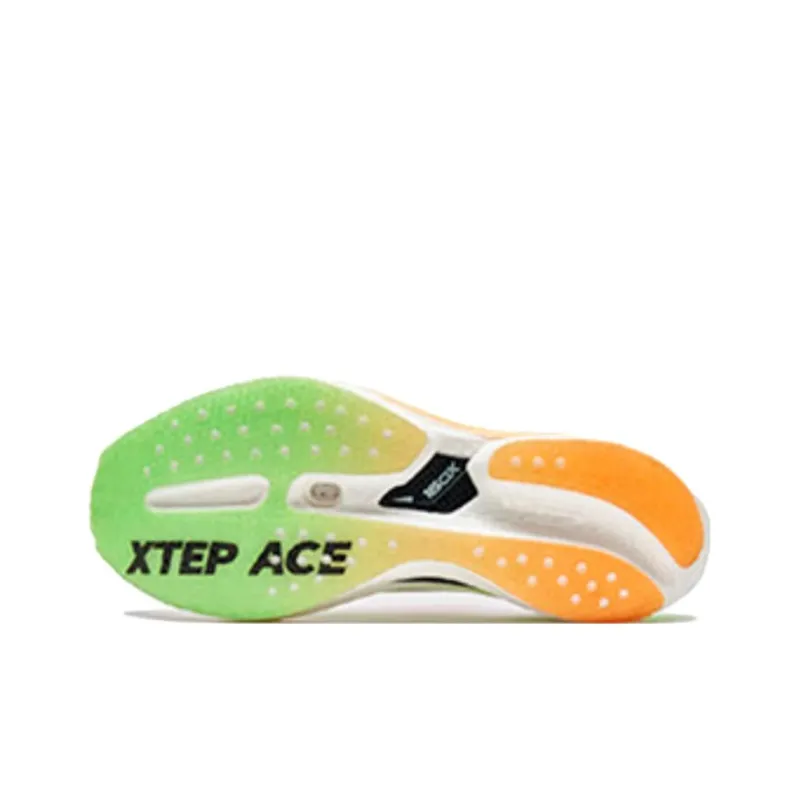 XTEP Racing 160X 5.0 Slip-Resistant Low-Top Running Shoes Men's New White Overseas Version-4
