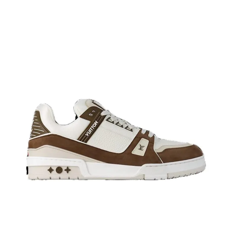 LOUIS VUITTON Lv Trainers 'Beige Brown'-1