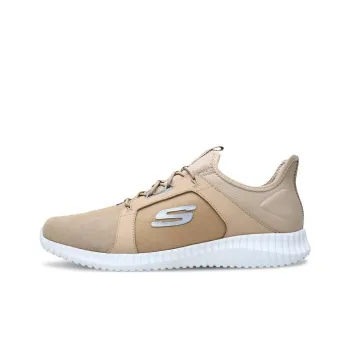 Skechers Elite Fle Anti-Slip Wear-Resistant Low-Top Sports Casual Shoes Tan