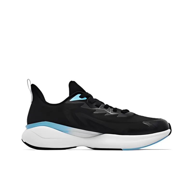 QIAODAN Flying Shadow Team1.0 Cushioned Anti-Slip And Wear-Resistant Lightweight Low-Top Running Shoes Men's Black Blue-1