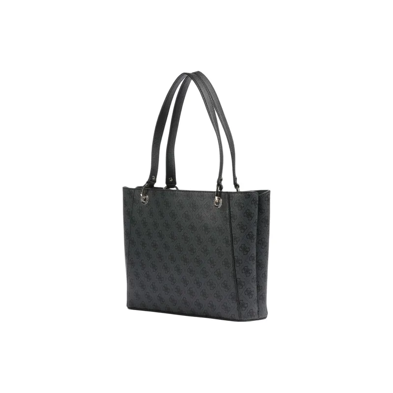 GUESS Polyurethane One Shoulder Handbag Regular Women's Black & Multicolor-2