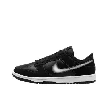Nike Dunk Low Airbrush Swoosh Black