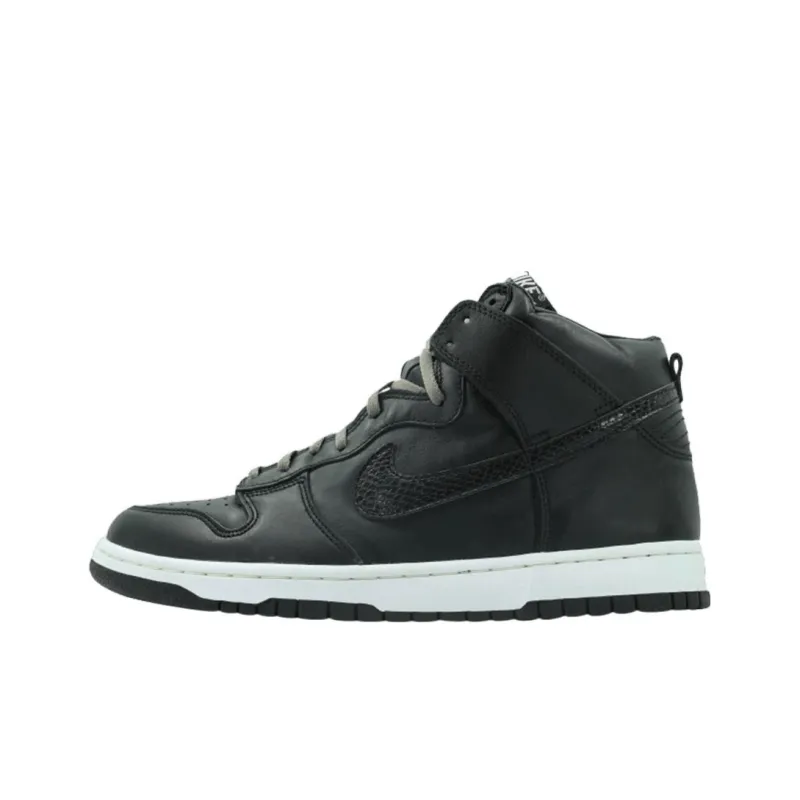 Nike X Stussy Dunk High Plus B 'Black'-0