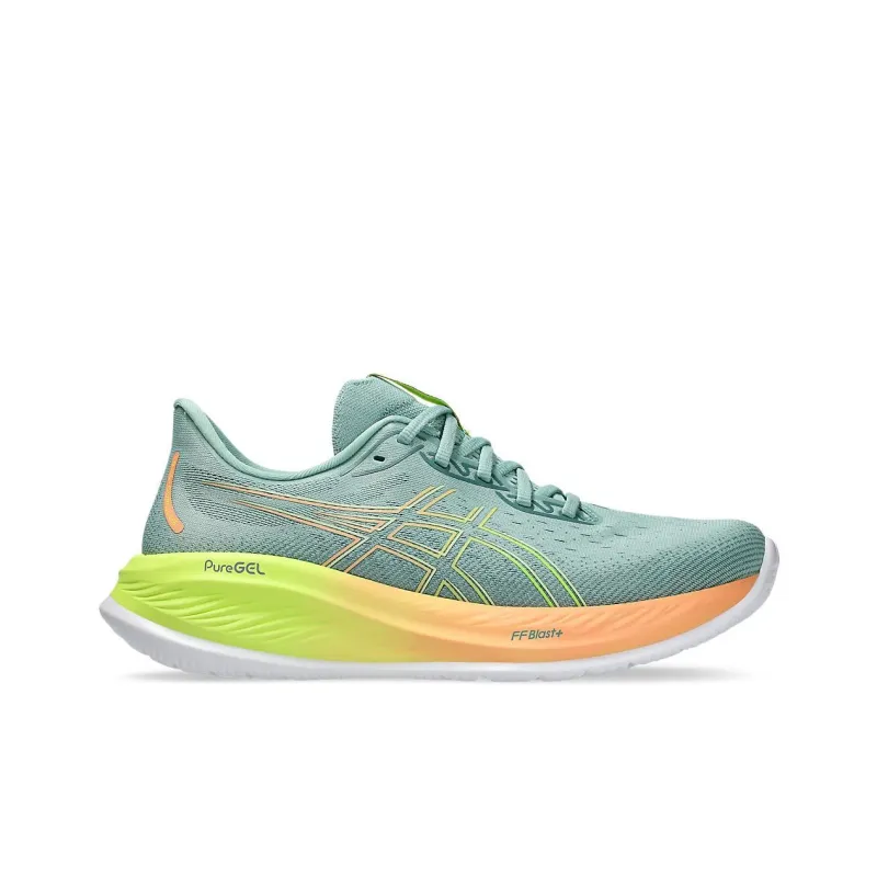 Asics Gel Cumulus 26 Paris Light Celadon Safety Yellow-1