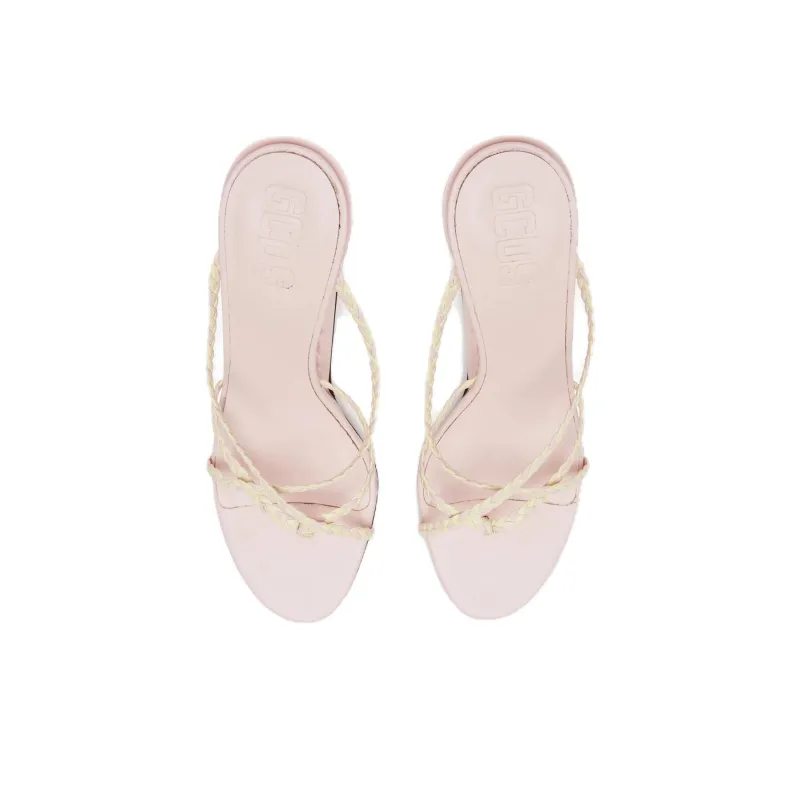GCDS Morso 110mm Leather Thong Sandals-3