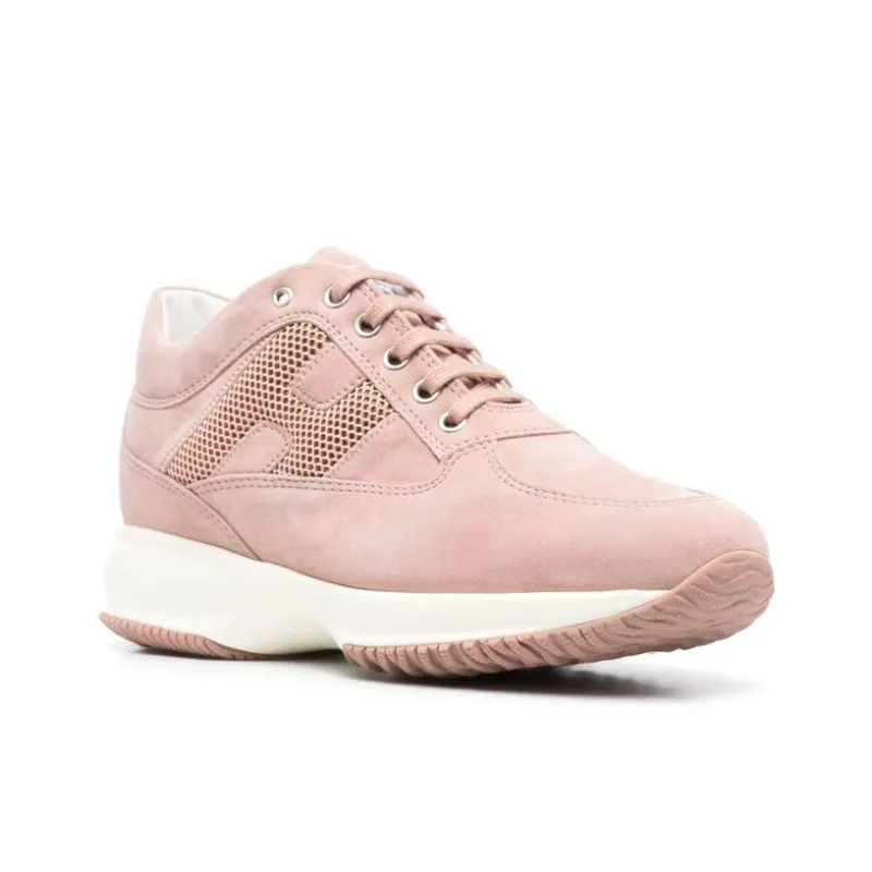 HOGAN Interactive Low Top Sports Casual Shoes Women's Pink-2