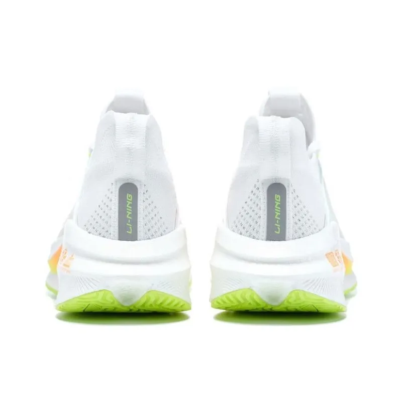 LiNing Jueying Essential Abrasion Resistant Breathable Low Top Running Shoes Men's White-4