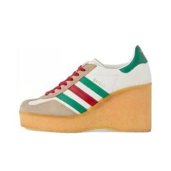 GUCCI Wear Resistant Low Top Casual Shoes Women's White Green