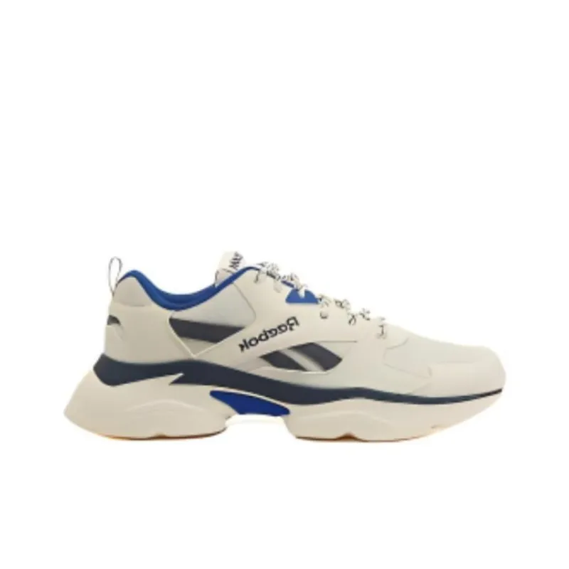 Reebok Royal Bridge Cushioning, Slip Resistant, And Abrasion Resistant Low Top Casual Shoes Unisex Beige White Blue-1