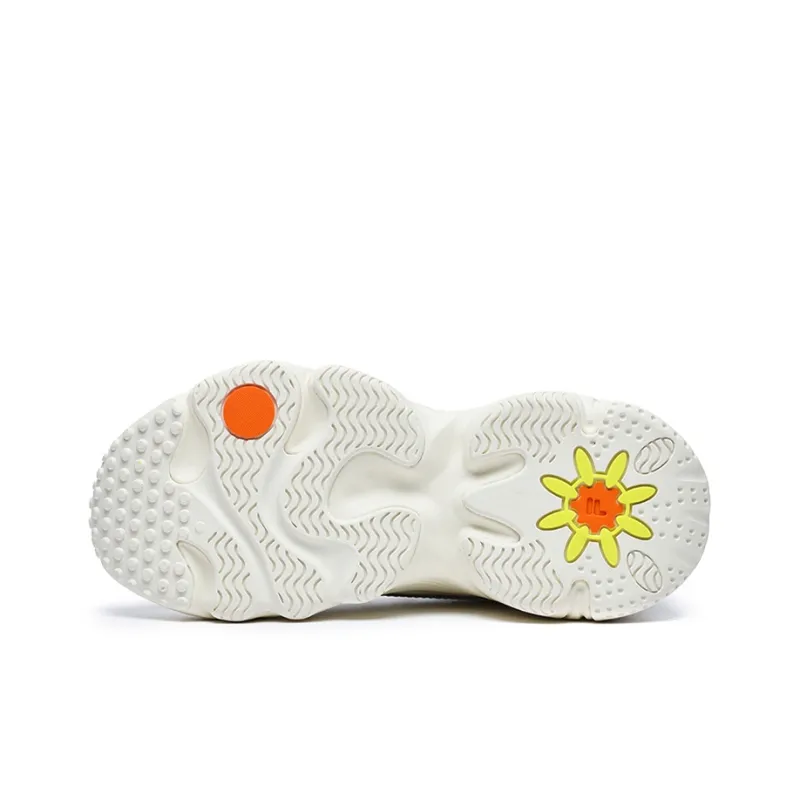 FILA FUSION ADE Anti-Slip Wear-Resistant Low-Top Running Shoes Women's Off-White-4