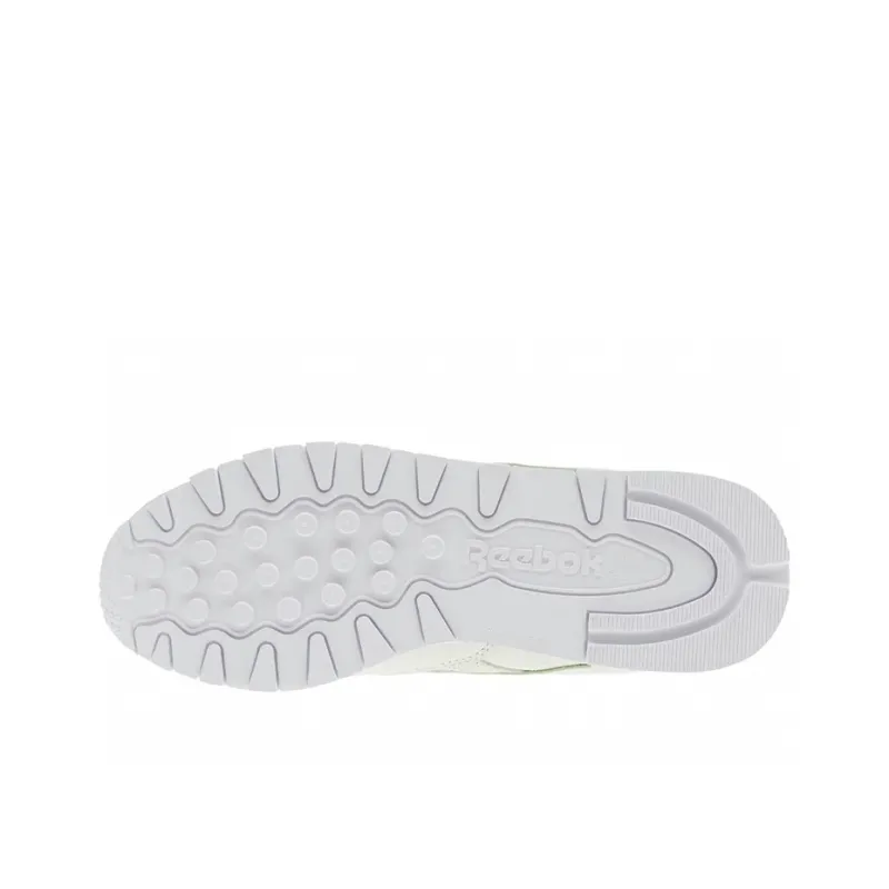 Reebok Classic Leather Running Shoes Women's Low-Top Mint Green-4