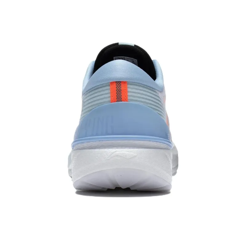 LiNing YueYing 2.0 Rebound Reflective Lightweight Low Top Running Shoes White Blue-3