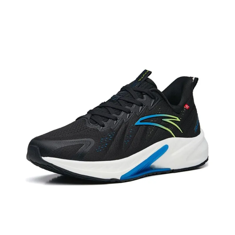 Anta Rocket 4.0 Shock Absorbers Slip Resistant, Abrasion Resistant, Breathable Low Top Running Shoes Men's Black-1