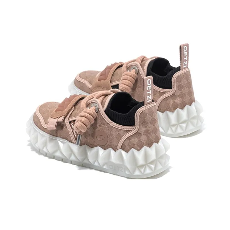 OETZI Ice Mountain Series 11 Low Top Casual Shoes Women's Dark Pink-2