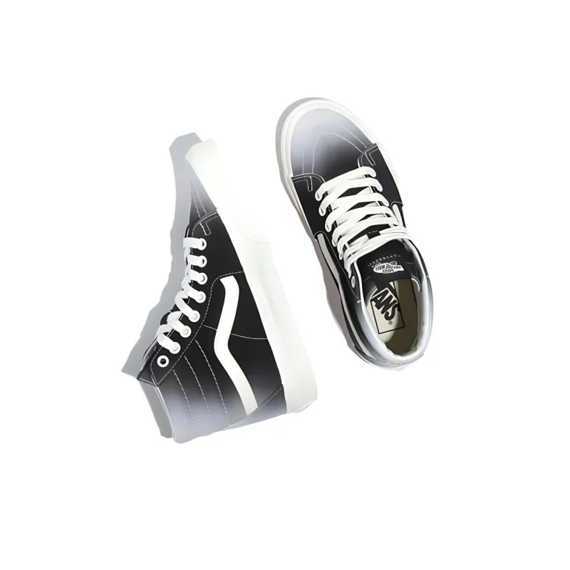 Vans SK8 High 'Black White'-3