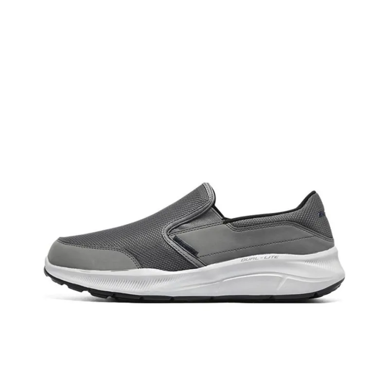 Skechers Equalizer 5.0 Cushioning Wear Resistant Low Top Running Shoes Men's Gray White-0