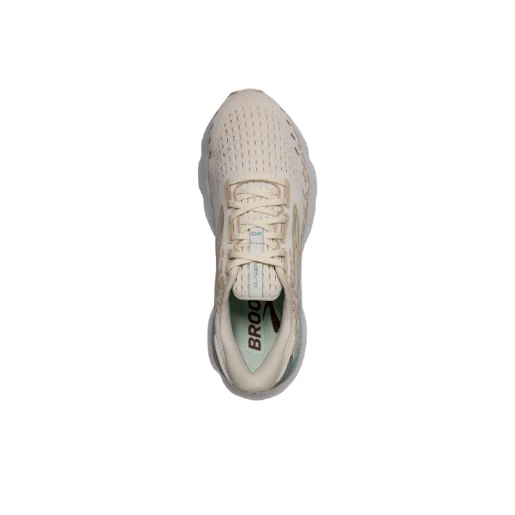 Brooks Glycerin 20 Running Shoes Men Low Top Beige/Green-3