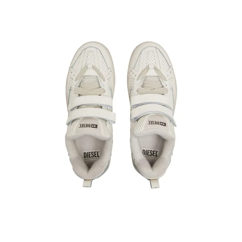 DIESEL S-Ukiyo Low-Top Skateboard Shoes Men's White-4