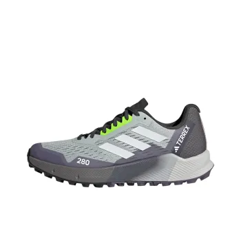Adidas Terrex Agravic Flow 2.0 Slip Resistant, Abrasion Resistant Cushioning Low Top Trail Running Shoes Women's Gray