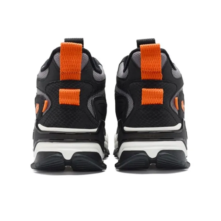 XTEP Red Rock 2.0 Anti Slip Wear Resistant Mid Top Sports Casual Shoes Men's Black Gray-3